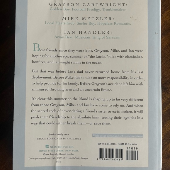 Boys of Summer book Jessica Brody 4/$20 - Picture 2 of 2